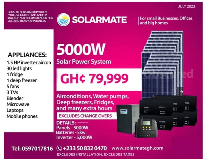 5000W SOLAR POWER SYSTEM