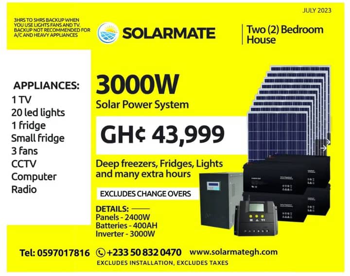 3000W SOLAR POWER SYSTEM